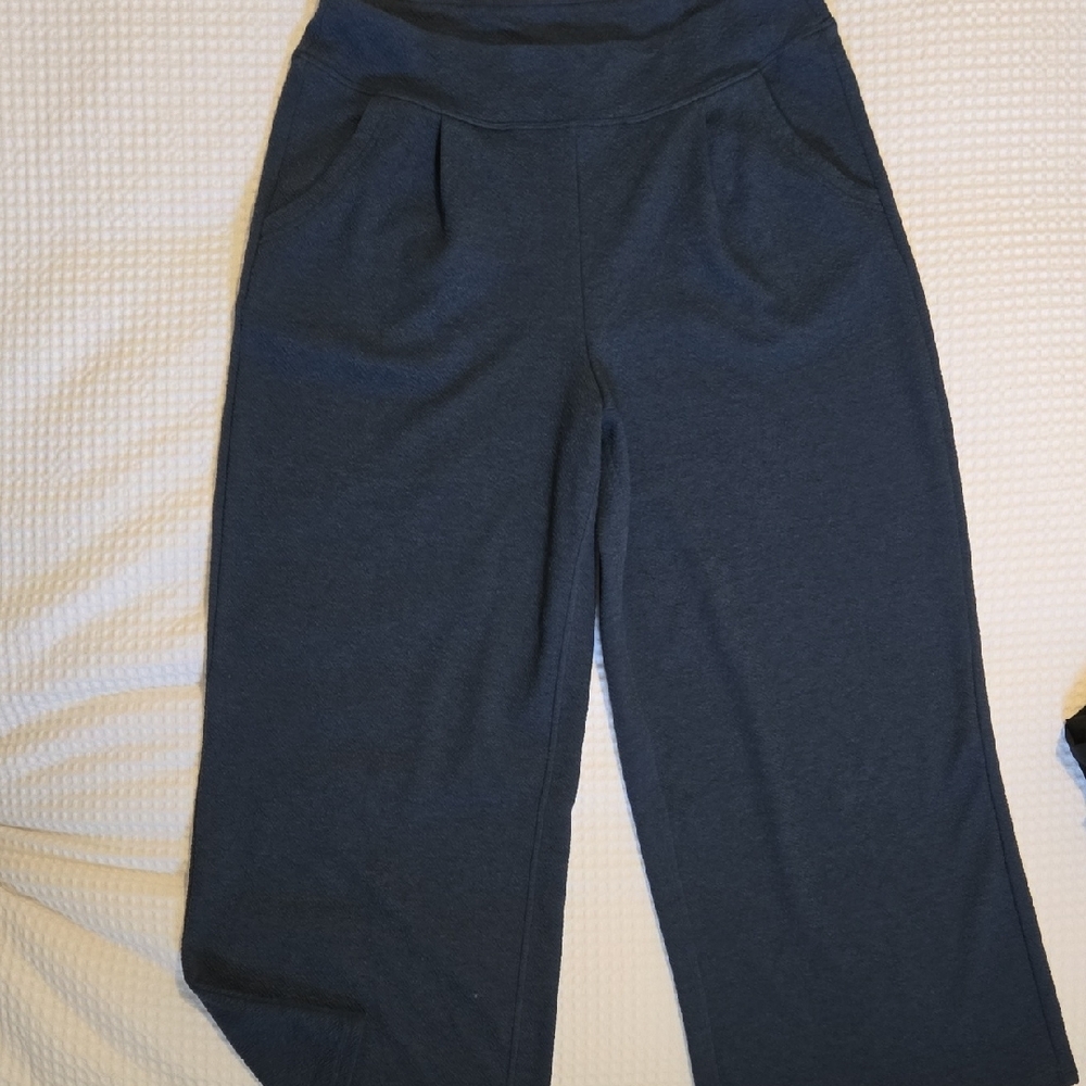 Toad&Co Navy Blue Chaka Wide Leg Pants